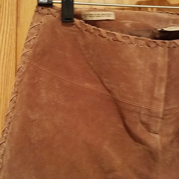 NWT SUEDE DISTRESSED  PANTS - Picture 2 of 3